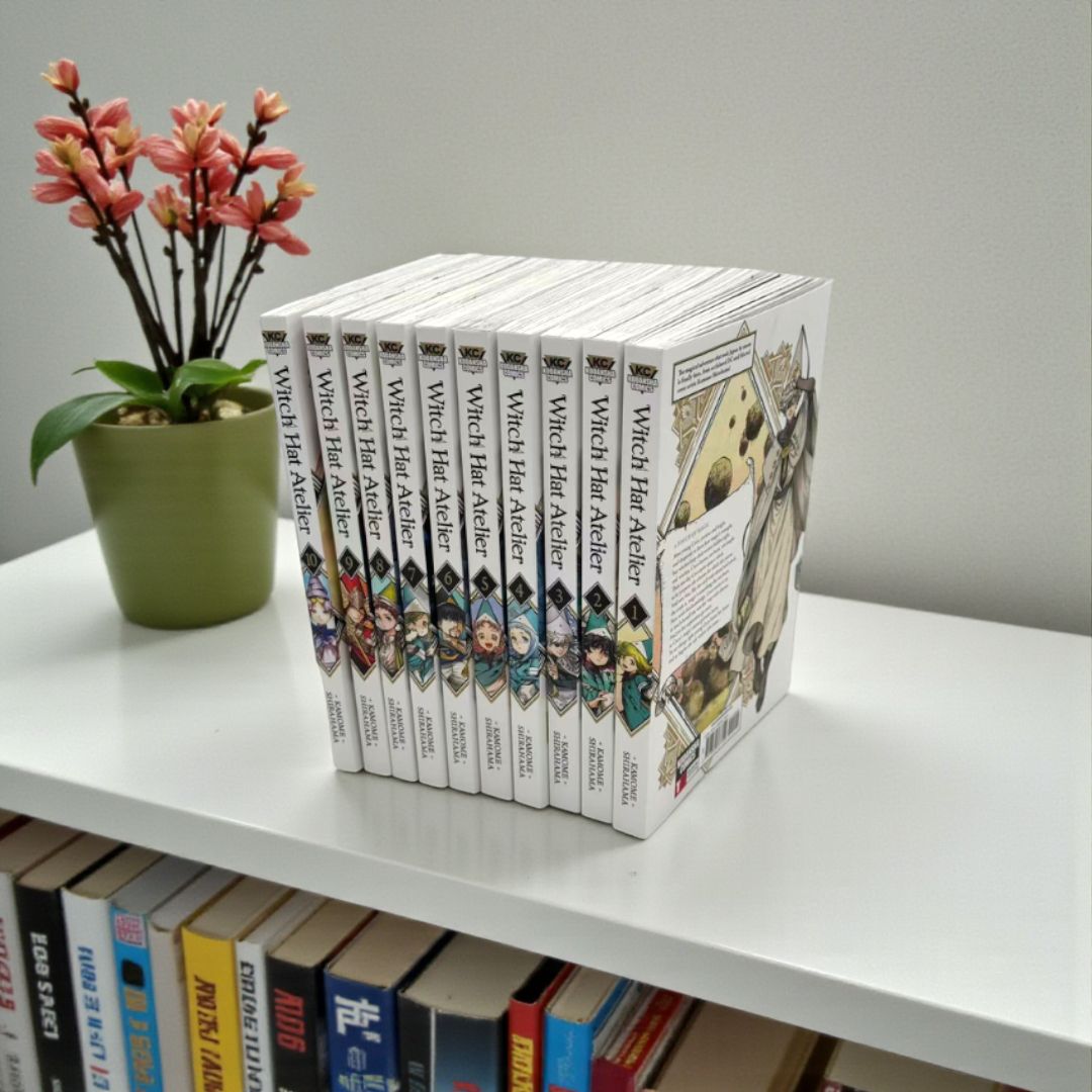 Witch Hat Atelier Series 10-Book Set (Vol. 1–10) – Complete Fantasy Magic Manga Collection
