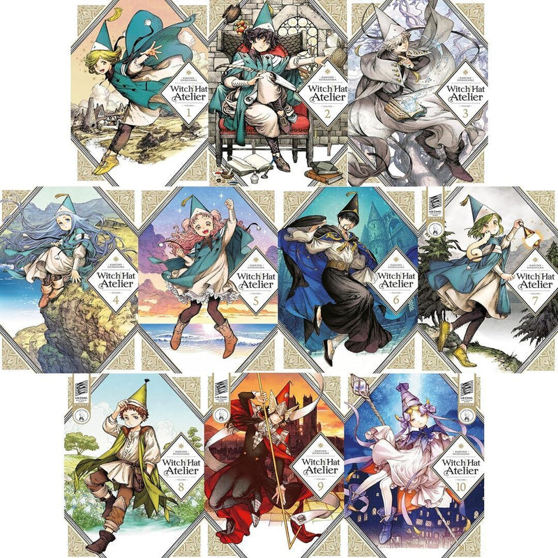 Witch Hat Atelier Series 10 Books Set (Vol. 1 - Vol. 10)