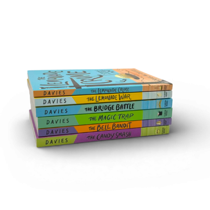 Lemonade War Series Set by Jacqueline Davies (Books 1–6 Complete Kids Chapter Collection)