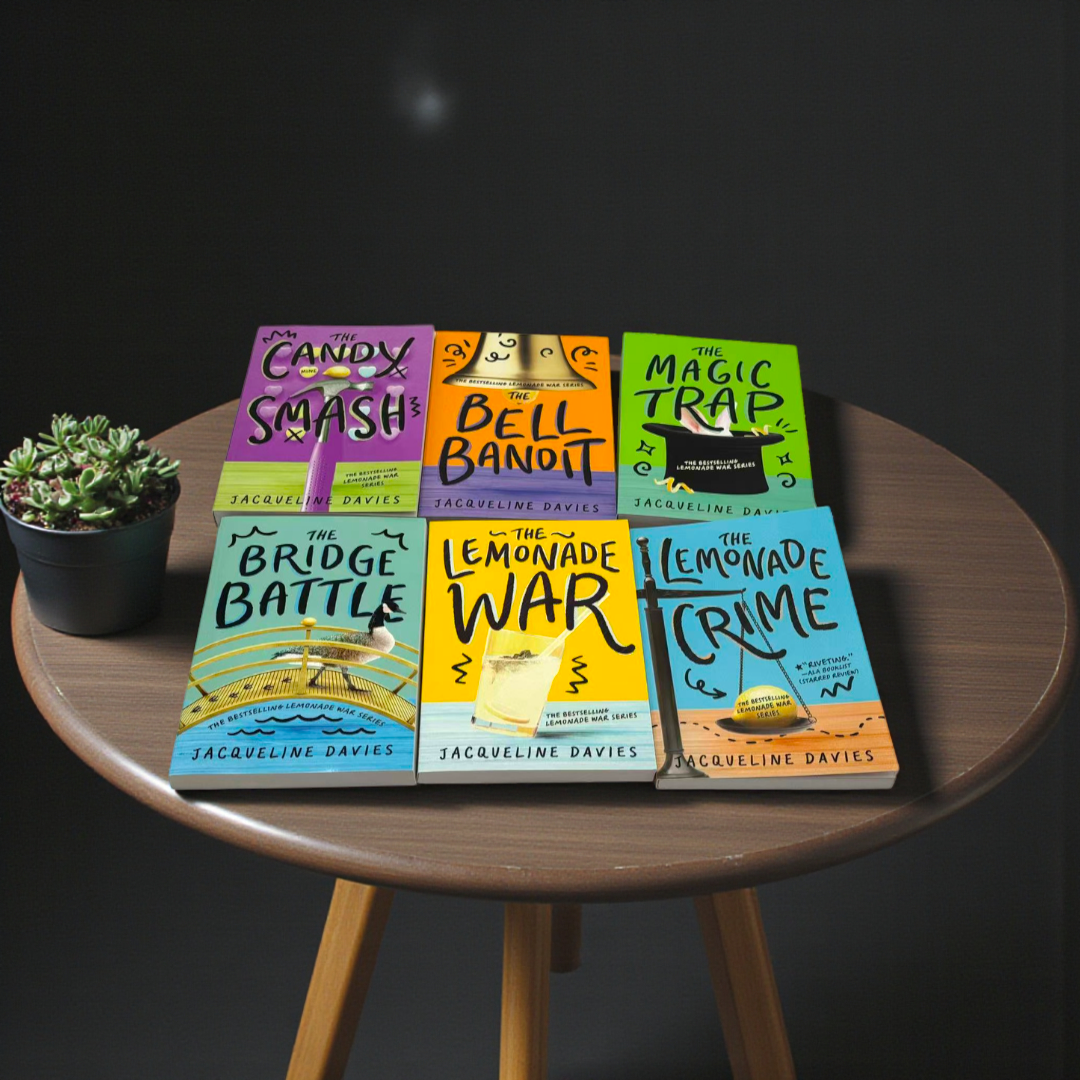 Lemonade War Series Set by Jacqueline Davies (Books 1–6 Complete Kids Chapter Collection)