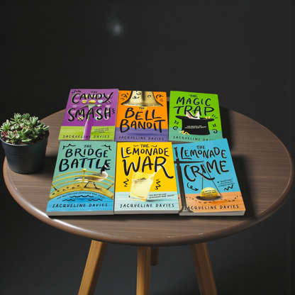 Lemonade War Series Set by Jacqueline Davies (Books 1–6 Complete Kids Chapter Collection)