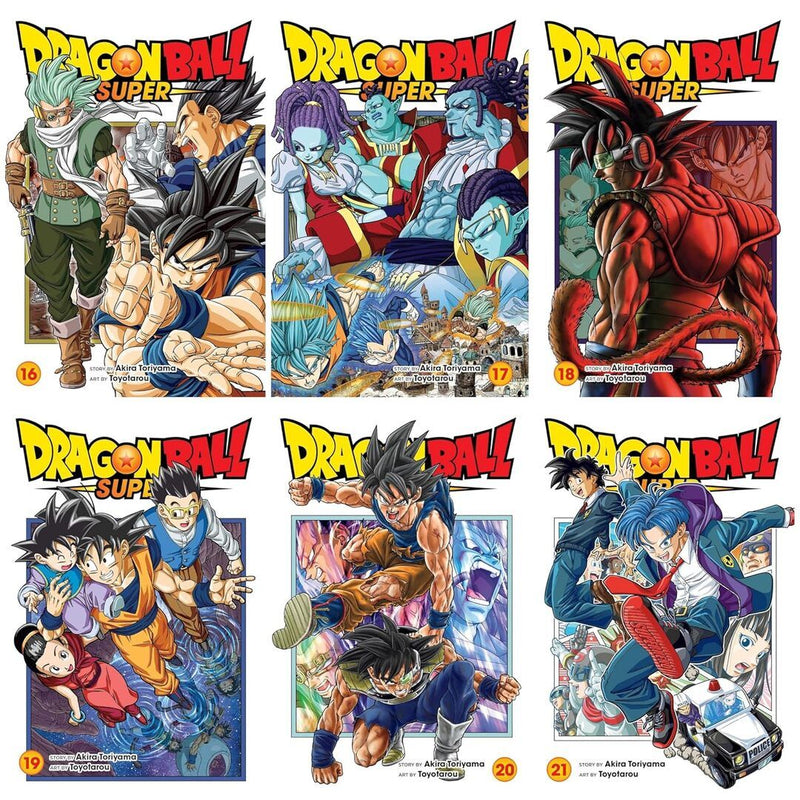 The Dragon Ball Super Manga Series 6 Books Collection (Vol. #16 - #21)