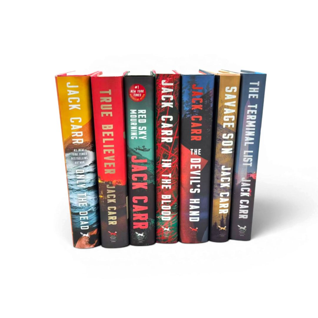 Jack Carr Terminal List Series 7-Book Collection Set (The Terminal List to Red Sky Mourning)