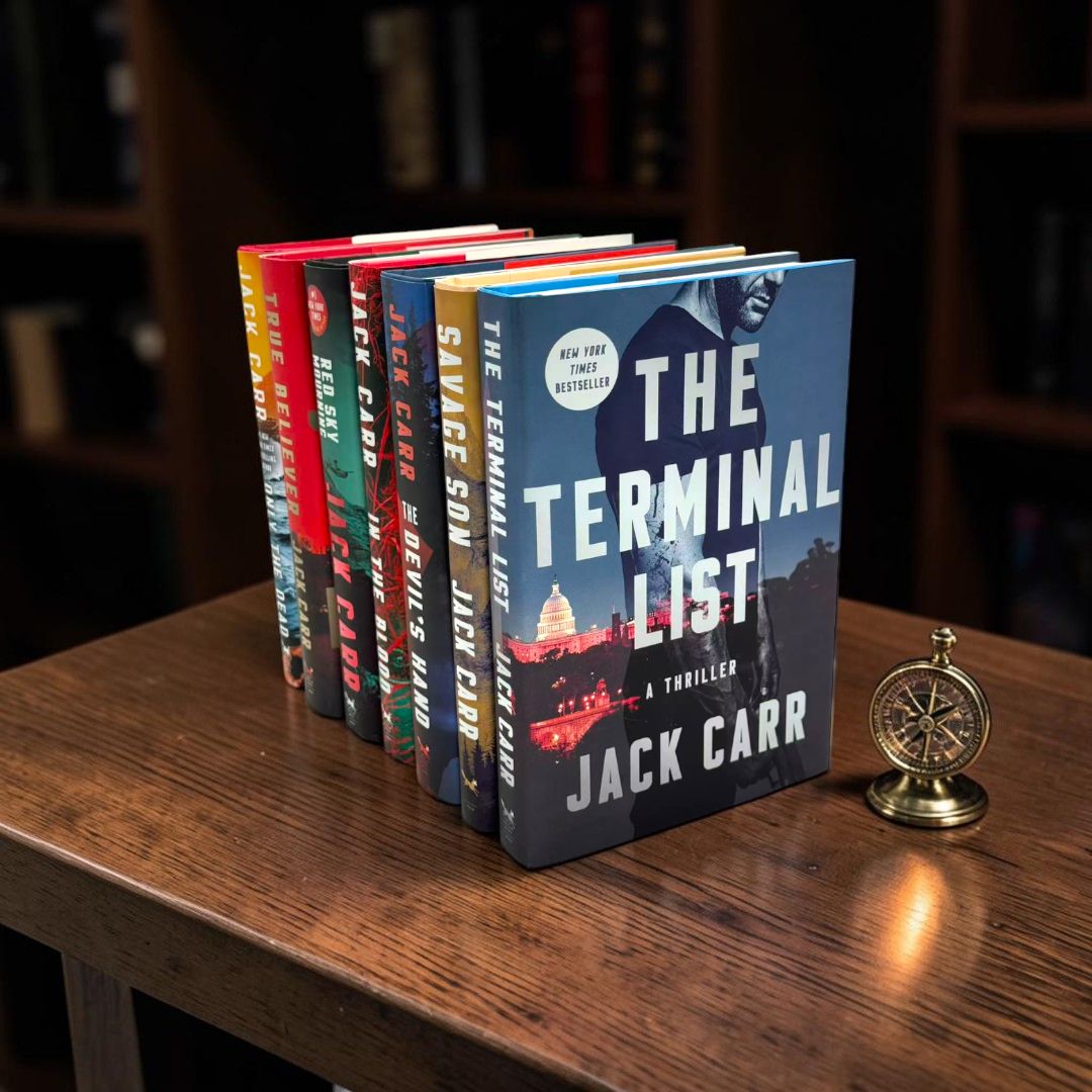 Jack Carr Terminal List Series 7-Book Collection Set (The Terminal List to Red Sky Mourning)