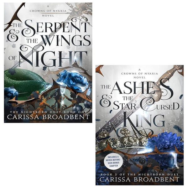 Crowns of Nyaxia Series 2 Books Set – The Serpent & the Wings of Night and The Ashes & the Star-Cursed King