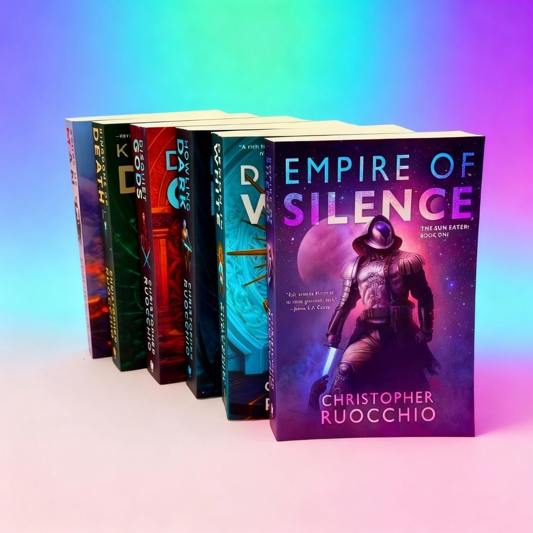 Sun Eater Series – 6 Book Paperback Collection Set by Christopher Ruocchio (Empire of Silence, Howling Dark, Demon in White & More)