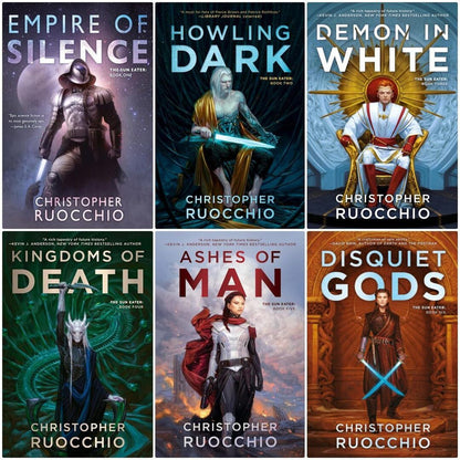 Sun Eater Series 6 Books Set Paperback Edition - Empire of Silence, Howling Dark, Demon in White, Kingdoms of Death, Ashes of Man, Disquiet Gods