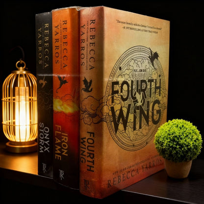 Fourth Wing Series by Rebecca Yarros (3-Book Complete Collection – Fourth Wing & Iron Flame Romantasy Dragon Rider Series)