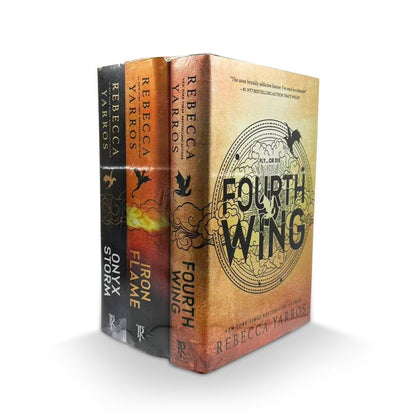 Fourth Wing Series by Rebecca Yarros (3-Book Complete Collection – Fourth Wing & Iron Flame Romantasy Dragon Rider Series)