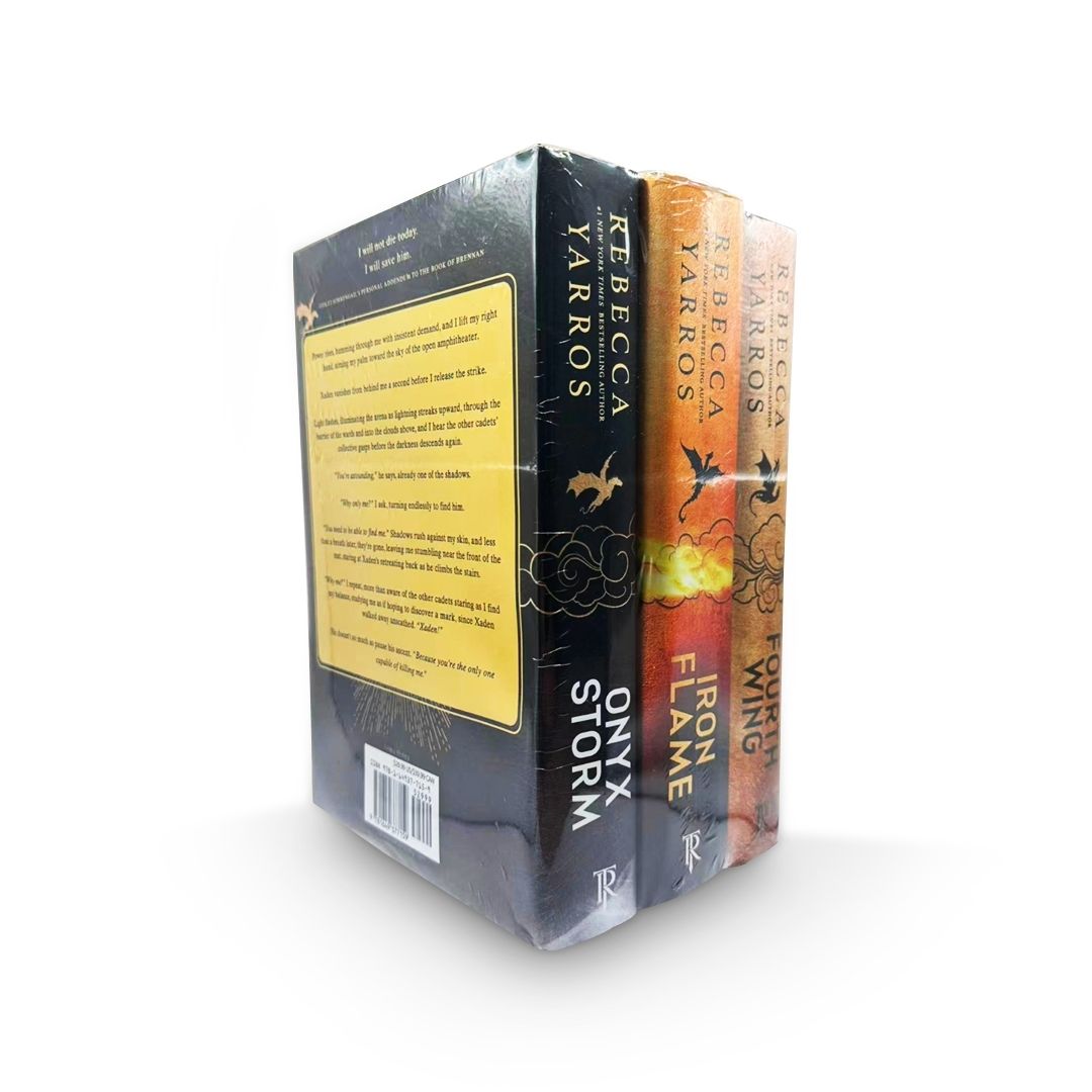Fourth Wing Series by Rebecca Yarros (3-Book Complete Collection – Fourth Wing & Iron Flame Romantasy Dragon Rider Series)