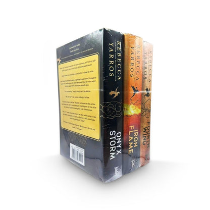 Fourth Wing Series by Rebecca Yarros (3-Book Complete Collection – Fourth Wing & Iron Flame Romantasy Dragon Rider Series)