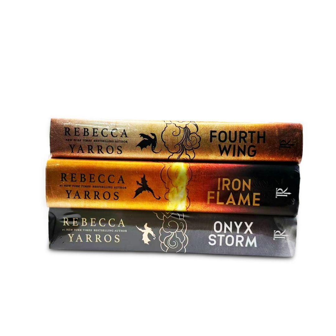 Fourth Wing Series by Rebecca Yarros (3-Book Complete Collection – Fourth Wing & Iron Flame Romantasy Dragon Rider Series)