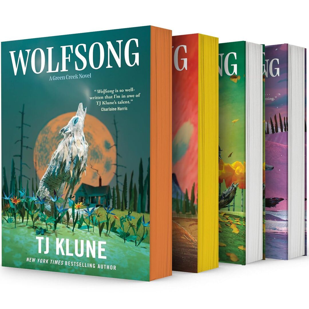 Green Creek Series Vol. 1-4, 4 book Collection Set by TJ Klune, Wolfsong, Ravensong, Heartsong, Brothersong