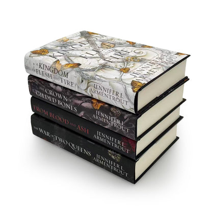Blood and Ash Complete Series 4-Book Collection Set by Jennifer L. Armentrout (From Blood and Ash, A Kingdom of Flesh and Fire, War of Two Queens)