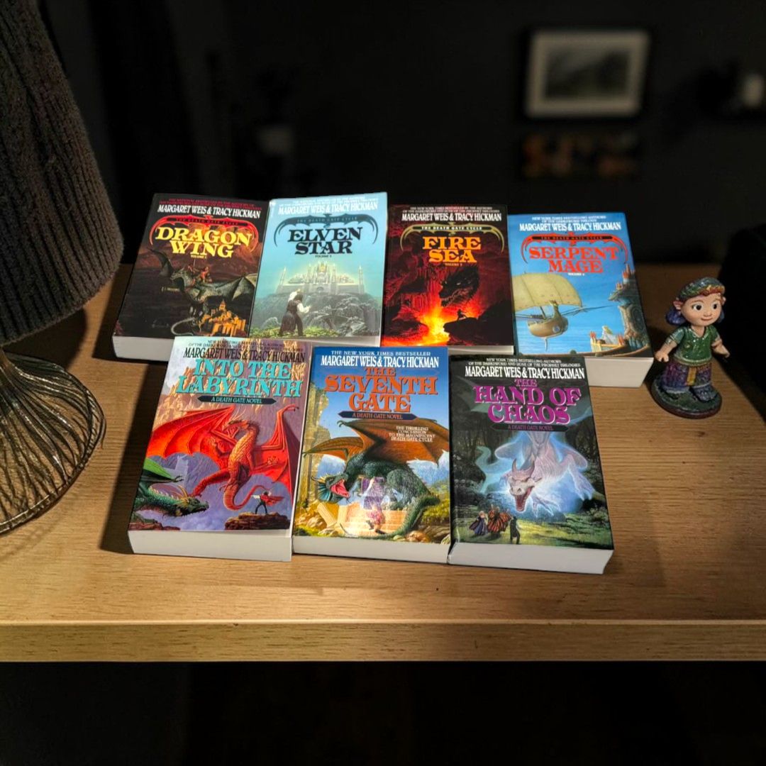 The Death Gate Cycle Complete Series Set (1–7) by Margaret Weis & Tracy Hickman – Epic Fantasy Collection