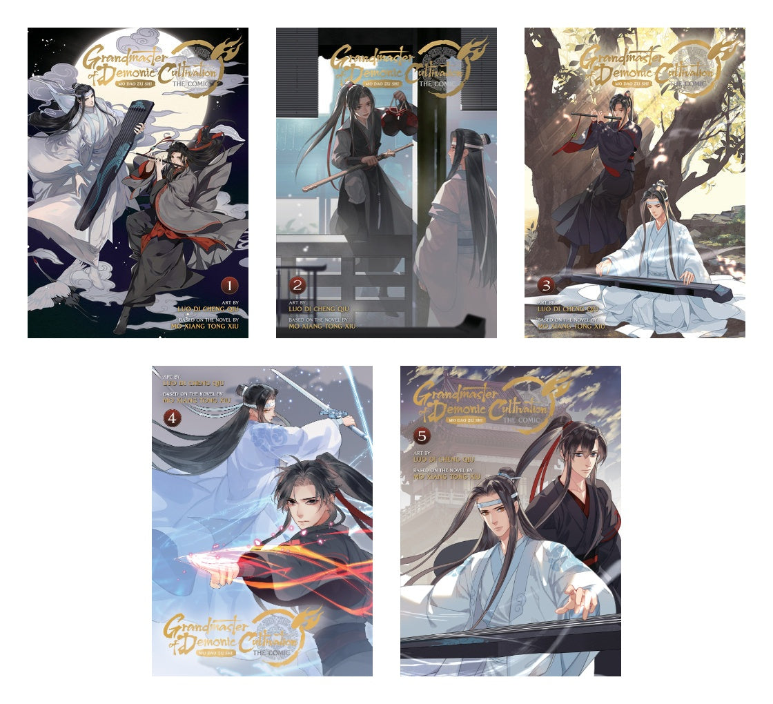 Grandmaster of Demonic Cultivation: Mo Dao Zu Shi (Comic / Manga) Vol. 1–5 Set