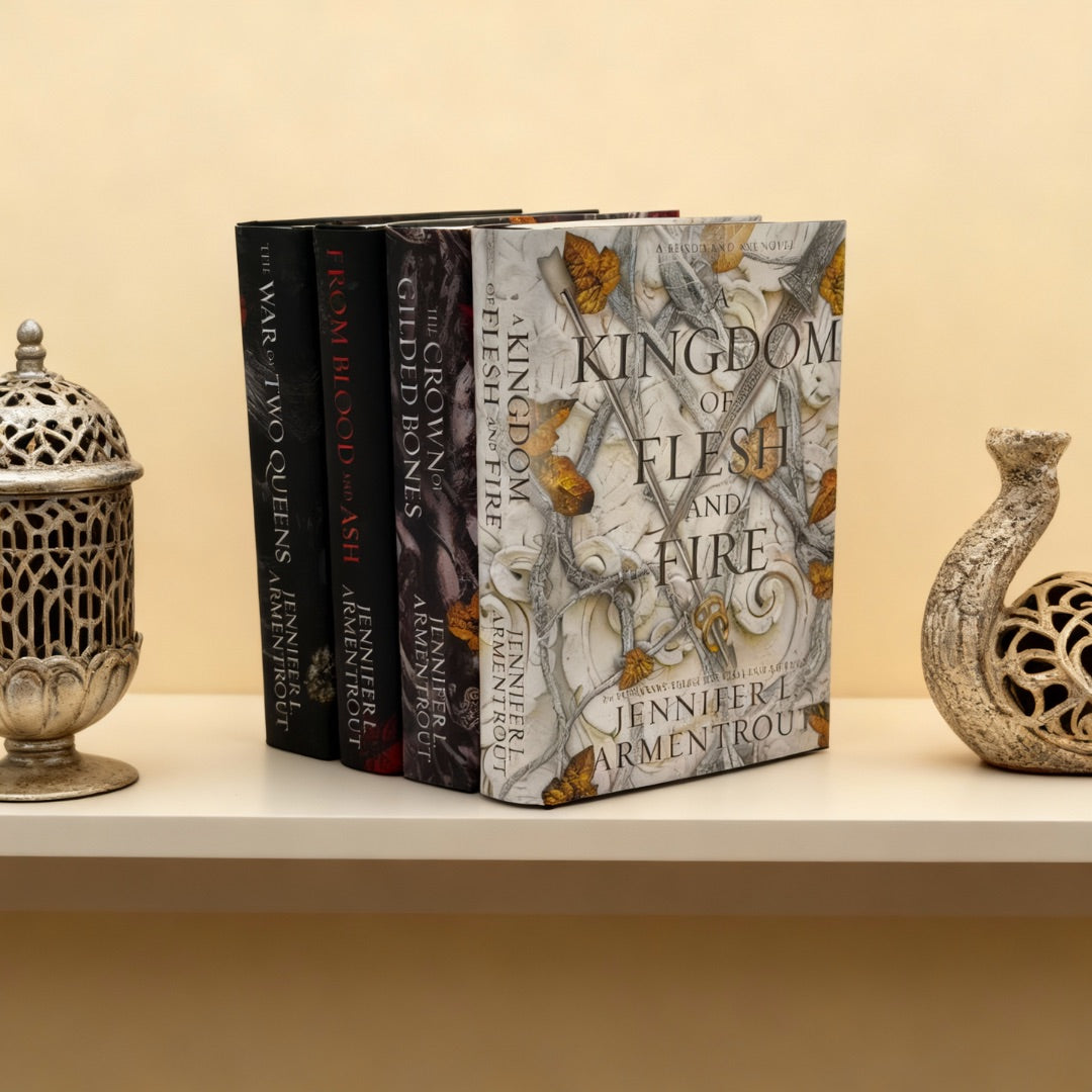 Blood and Ash Complete Series 4-Book Collection Set by Jennifer L. Armentrout (From Blood and Ash, A Kingdom of Flesh and Fire, War of Two Queens)